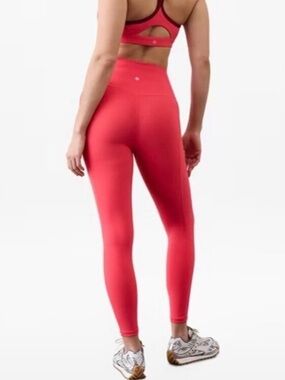 ATHLETA | NEW Salutation Stash Tight size Large Punch Pink Coral High Waist Gym